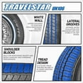 thumbnail image 4 of Travelstar UN106 All Season Tire 225/60R16 98T Passenger Tire 225/60/16,Narrow White Stripe 9mm(Tire Only), 4 of 6