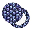 thumbnail image 2 of Disketp crystal Skull Funda Redonda para Taburete, Funda de Cojín para Silla de Bar Suave y Elástica-13 inch, 2 of 7