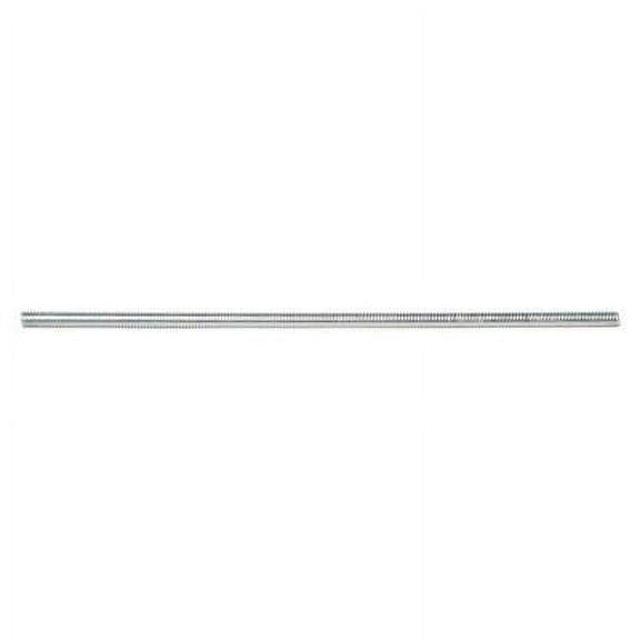 #8-32 x 6" Zinc Plated Grade 2 Steel Coarse Thread Threaded Rods TRS-147