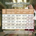 thumbnail image 4 of MYATED Renaissance Medieval Women's Dress Women Renaissance Victorian Costume Outfit Irish Dress Halloween Costume for Women,Red,XXL, 4 of 7