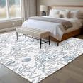 thumbnail image 5 of Summer Washable Living Room Rugs 5'x7', Retro Ocean Shell Starfish Conch Coral Low Pile Throw Large Area Rugs Non-Slip Sturdy Edge Binding Carpet for Dining Room Bedside Kitchen, 5 of 9