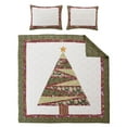 thumbnail image 4 of Greenland Home Christmas Tree - Authentic Patchwork - Cotton Quilt Set, 2-Piece Twin/XL, Holiday, 4 of 9