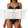thumbnail image 6 of Womens Bathing Suits Tankinis Plus Size Womens Cheeky Bikini Sets Ruched Two Piece Swimsuit Drawstring Mid Waisted Bathing Suit Summer Swim Suits M, 6 of 7