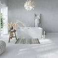 thumbnail image 2 of Clovis 60x28.74" Acrylic Plastic & Fiberglass Freestanding Bathtub in White, 2 of 7