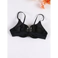thumbnail image 5 of Women Padded Push Up Bra Seamless Underwire Deep U Design Holes for Women, 5 of 6