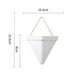 thumbnail image 3 of Macetero de pared Hangerspace Holder Cerámica Moderna Contenedores Maceta Cactus Mediano Blanco S, 3 of 8