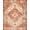 Rust Orange Ivory, Pattern 1, variant on ODIKA Aztec Boho Vintage Distressed Border Tapetes Para Cocina Bohemian Pet Friendly & Kids Safe Play for Playroom, Bedroom, Reading Nook