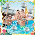 thumbnail image 4 of Pelotas de playa hinchables Chitidr, 30 cm, color plateado, 12 unidades, 4 of 5