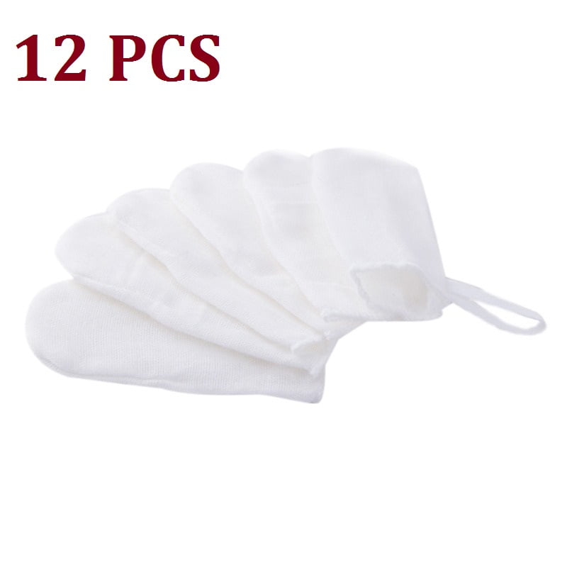 12 Pcs Baby Mouth Wipes Cleaning Gauze Tooth Oral Brush Baby Oral Cleaning Gauze Finger Brushes