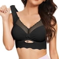 thumbnail image 2 of Lixiuxyad Bras for Women Full Coverage Women's Seamless Underwire Comfortable Full Cup Bra Hot Off The Shelf Bra,Black, 2 of 4