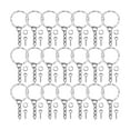 thumbnail image 1 of Abbracc 50 Pcs 25mm Key Blank Open Jump s Key Chain Findings Split s Jewelry, 1 of 9