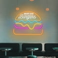 thumbnail image 3 of Craftnamesign Enjoy Our Burgers Neon Light Sign For Hamburger Store Wall Decoration, 3 of 5