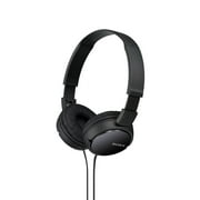 Sony MDR-ZX110 Wired On-Ear Headphones, Black