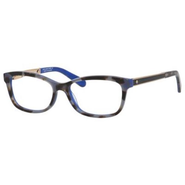 KATE SPADE Eyeglasses ANGELISA 0S5A Blue Havana Gold 51MM 