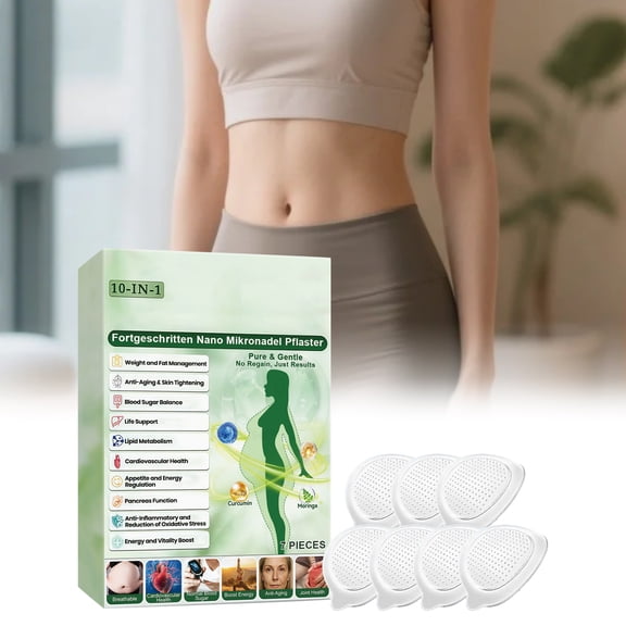 10-in-1 Nano Micro Skin Patch, 2026 New Natural Formula for Women and Men, Ultra-Thin   Invisible Design, Non-Irritating Gentle for All Skin, 7 Patches/Box