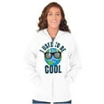 thumbnail image 4 of Cute Save Planet Earth Day Go Green Unisex Fleece Graphic Zip Up Hoodie Brisco Brands 4X, 4 of 5