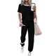 thumbnail image 1 of Conjunto Deportivo PRETTYGARDEN 2025 Dos Piezas Mujer Negro Talle S, 1 of 8
