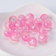 thumbnail image 3 of U8MO 4mm 6mm 8mm 10mm Round Crackle Crystal Glass Loose Crafts Beads Wholesale lot-Pink-10mm 10pcs, 3 of 3