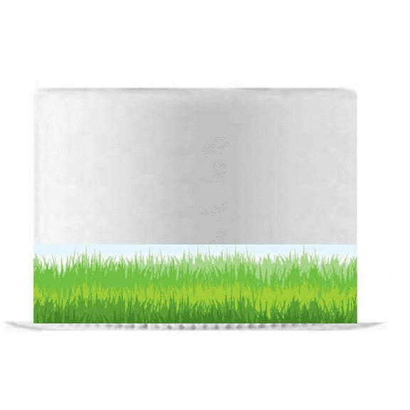 GReen Grass Edible Cake Decoration Ribbon -6 Slim Strips