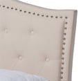 thumbnail image 4 of Baxton Studio Felisa Upholstered Wood Queen Platform Bed in Beige, 4 of 8