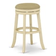 thumbnail image 2 of Home Square 30" Wood Backless Bar Stool in Linen White - Set of 3, 2 of 5