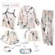 thumbnail image 2 of Juego de camisón 7pcs / set Ropa de dormir impresa con pantalones cortos de chaleco Conjunto de pijamas de mujer Lady Home Wear, L AweSitey AP000846-02, 2 of 7