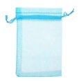 thumbnail image 2 of Bolsas de Regalo de Organza shaofei 50 Piezas 4 x 6 Pulgadas Azul Aguamarina, 2 of 5