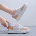 thumbnail image 2 of Zapatillas deportivas de lona sin tacón para mujer, zapatos planos de color rosa, informales, a la moda, para primavera y otoño, 2024, 2 of 5