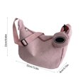 thumbnail image 4 of Xihbxyly Bolso Bandolera de Pana con Estilo, Bolso Bandolera Compacto Incluido, Correa de Hombro Ajustable, Ideal para Senderismo, Compras y Camping, Accesorio de Moda para Todos., 4 of 7