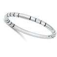 thumbnail image 4 of Simple Stacking Vintage Ring .925 Sterling Silver Band Jewelry Female Male Unisex Size 9, 4 of 4