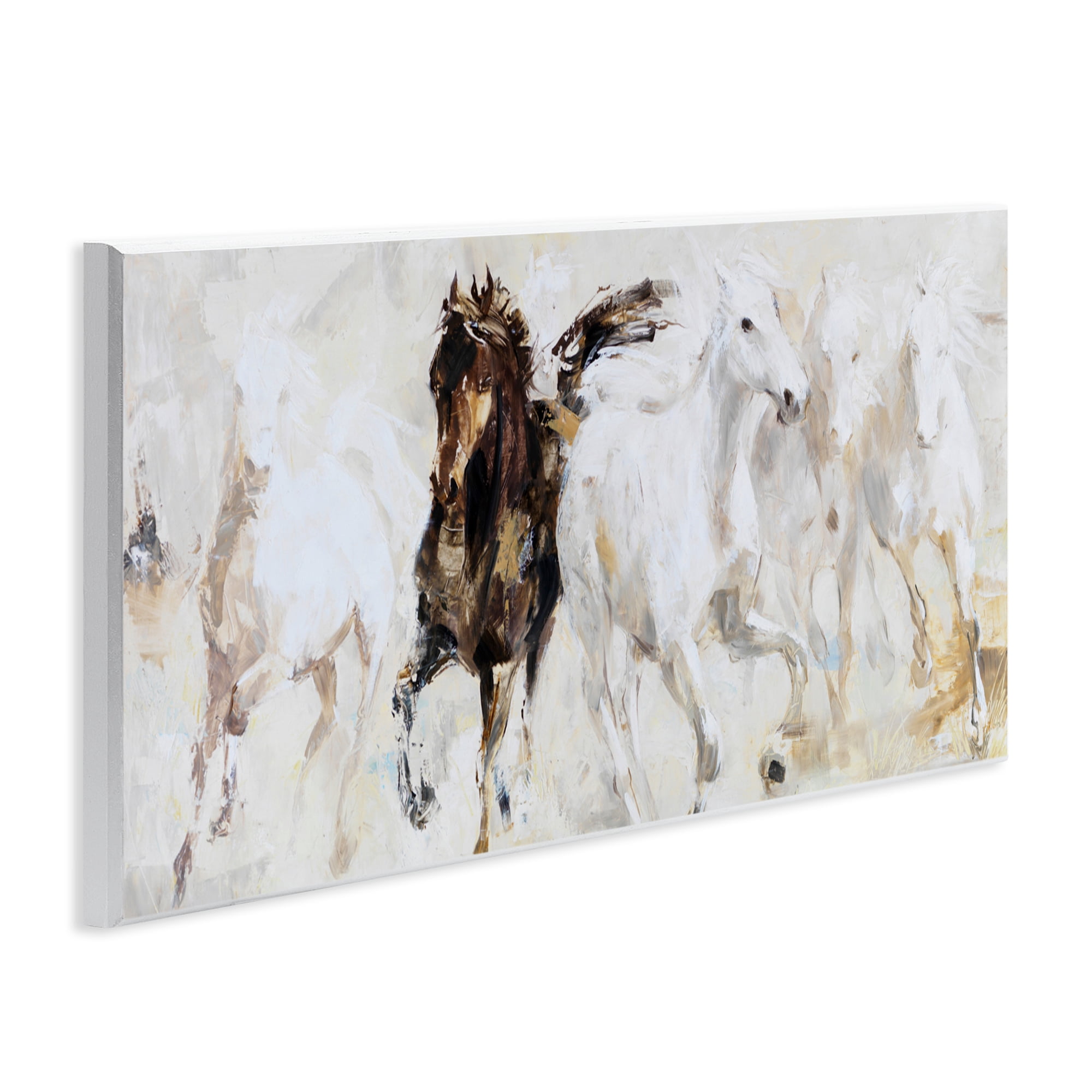 Stupell Industries Dancing Horses Abstract Scene Wall Plaque Art, design by Lorenzo Collective