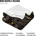 thumbnail image 5 of LHSHID Happy 50th Birthday Gifts Throw Blanket for Men 50 Years Birthday Gift Ideas for Women Wife Husband Soft Black Gold Flannel Fleece Blanket for Sofa Couch Party Decorations 50x60in, 5 of 7