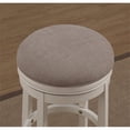 thumbnail image 3 of Taburete de bar American Woodcrafters Aversa sin respaldo blanco envejecido, 3 of 7