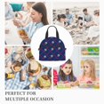 thumbnail image 7 of Flag Of Guam Insulated Reusable Lunch Bag with Detachable Adjustable Strap for Office Picnic Beach or Travel, 7 of 7