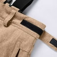 thumbnail image 3 of Womens Snow Bibs Insulated Ski Bibs Overalls for Skiing & Snowboarding Color Coffee Size XXXL, 3 of 7