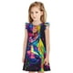 thumbnail image 1 of Fotbe Neon Pop Art Pitbull Vestido de Dormir para Niñas de 3 a 10 Años, Mangas Cortas, Estilo Princesa, Pijama Camisón con Mangas Voladas-Large, 1 of 6