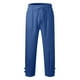 thumbnail image 4 of Pantalones de playa lisos con abertura para hombre: algodón y lino, cintura elástica, informales/vacacionales, tallas S-XXXL, cintura de 74-98 cm, 4 of 8