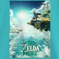 thumbnail image 2 of Girl's Nintendo The Legend of Zelda: Tears of the Kingdom Game Poster  Graphic Tee Tahiti Blue X Small, 2 of 4