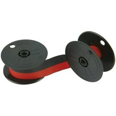 SHARP EL Series Calculator Ink Ribbon Spool Compatible with BR80C, Black & Red, 6 Count, 6 Pack