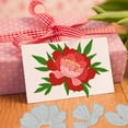 thumbnail image 4 of Peony Flower Cutting Dies Beautiful Peony Pattern Carbon Steel Stencil Template Peony Leaves Die Cuts Metal Crafting Dies Cutting for Card Making Scrapbooking DIY Decoration DIY, 4 of 8