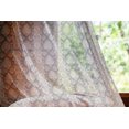 thumbnail image 2 of Damask Tulle Curtains with Rod Pocket, Victorian Style Baroque Classic Pattern with Ornamental Floral Leaves Image, Sheer Drape for Wedding Party 2 Panels, 7 Sizes, Charcoal Grey Cream, by Ambesonne, 2 of 3