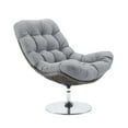 thumbnail image 1 of Modway Brighton Wicker Rattan Patio Swivel Lounge Chair in Light Gray/Gray, 1 of 6