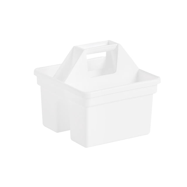 Caja de almacenamiento de cosméticos con asa, contenedor multifuncional para maquillaje, grande S