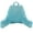 Blue, variant on Cheer Collection Backrest Reading Pillow - Plush Fiber Filled TV and Gaming Pillow with Armrest