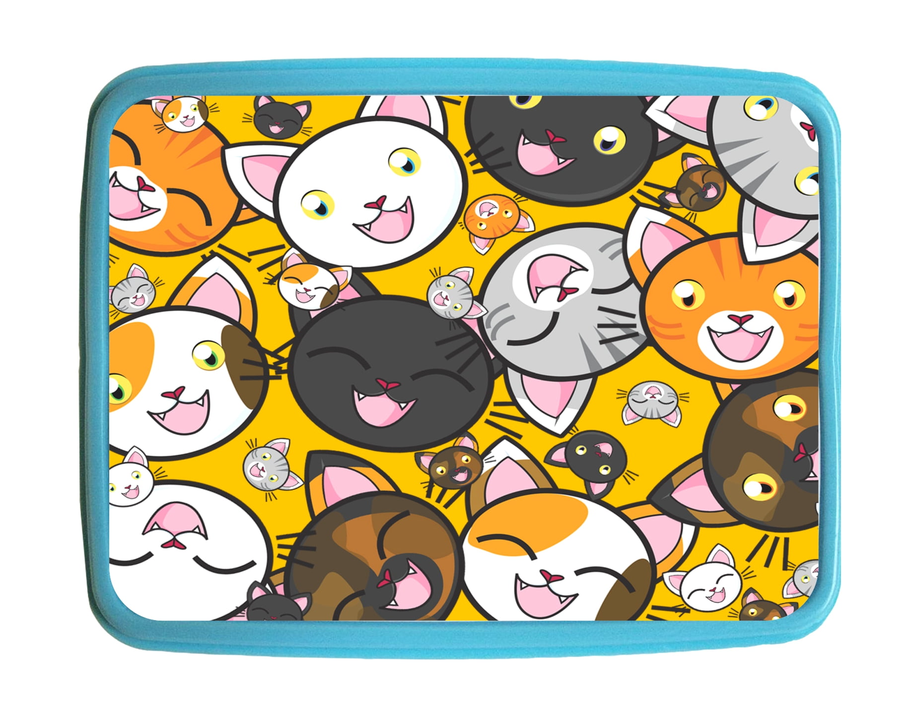 Cat Kittens Print Kids Bento Lunch Box With 3 Compartment Food cat-kittens-print-kids-bento-lunch-box-with-3-compartment-food