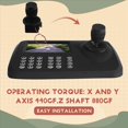 thumbnail image 5 of Potenciómetro de Joystick de 3 Ejes -D300B-R2 5K 3D Seguridad Yuntai Control Ball Machine Teclado Monitor Joystick Negro, 5 of 5
