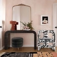 thumbnail image 3 of Ada Velvet Chair In Black Brushstroke Pattern, 3 of 7
