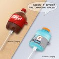 thumbnail image 4 of [Paquete de 2] Estuche de silicona para Airpods 2/1, estuche para Airpods Kawaii con personaje de dibujos animados divertido en 3D con llavero para niños, adolescentes, niños y niñas (sport Wat, 4 of 5