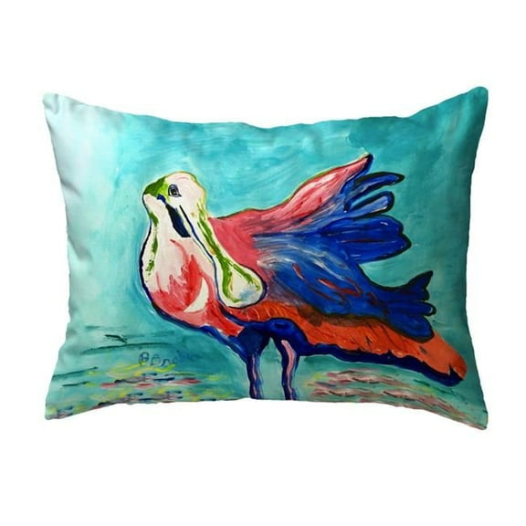 Betsy Drake KS1360 11 x 14 in. Spoonbill Looking Non-Corded Pillow - Small