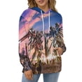 thumbnail image 4 of Mobile Suit Gundam Hoodie 3D Print Pullover Hooded Long Sleeve Sweatshirts Tops Blouse with Pocket for Mens Womens, 4 of 8